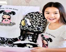 The YouTube stars endorses Justice Brand clothing store and Back to School campaign through her channel The YouTube stars endorses Justice Brand clothing store and Back to School campaign through her channel.